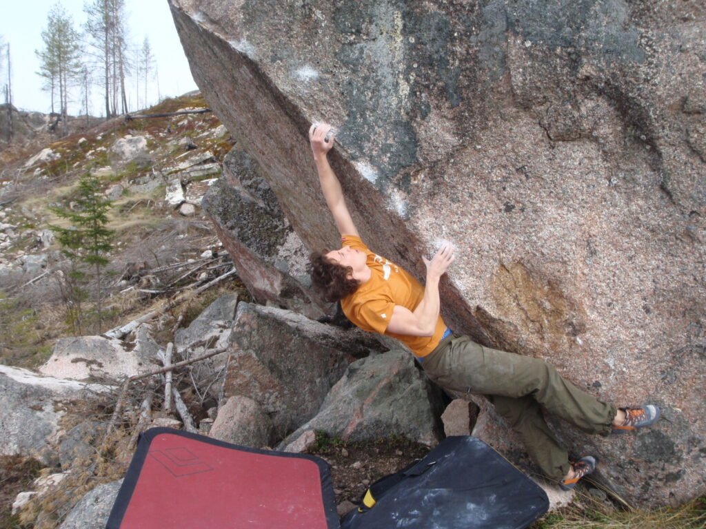 Stian Christoffersen buldrer